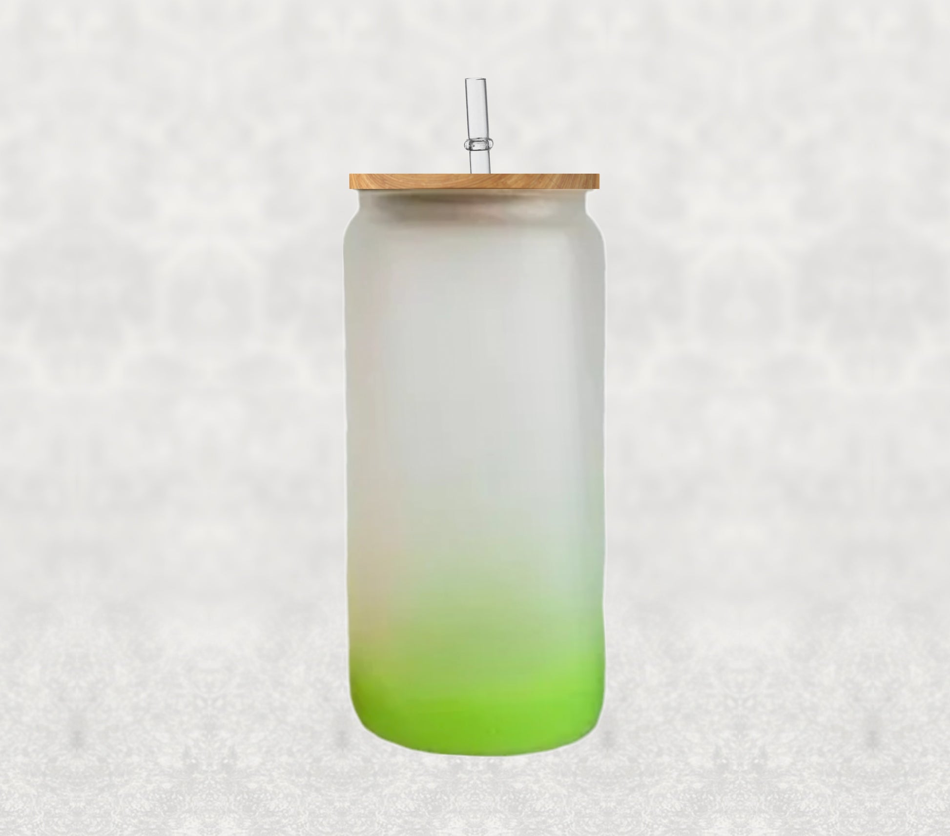 16oz Frosted Glass Tumbler - Green - Ice & Lime Bamboo Lid – Designs by  Chance, LLC